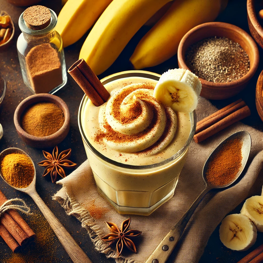 Spiced Banana Smoothie: A Delicious Vegan Treat for Health Enthusiasts