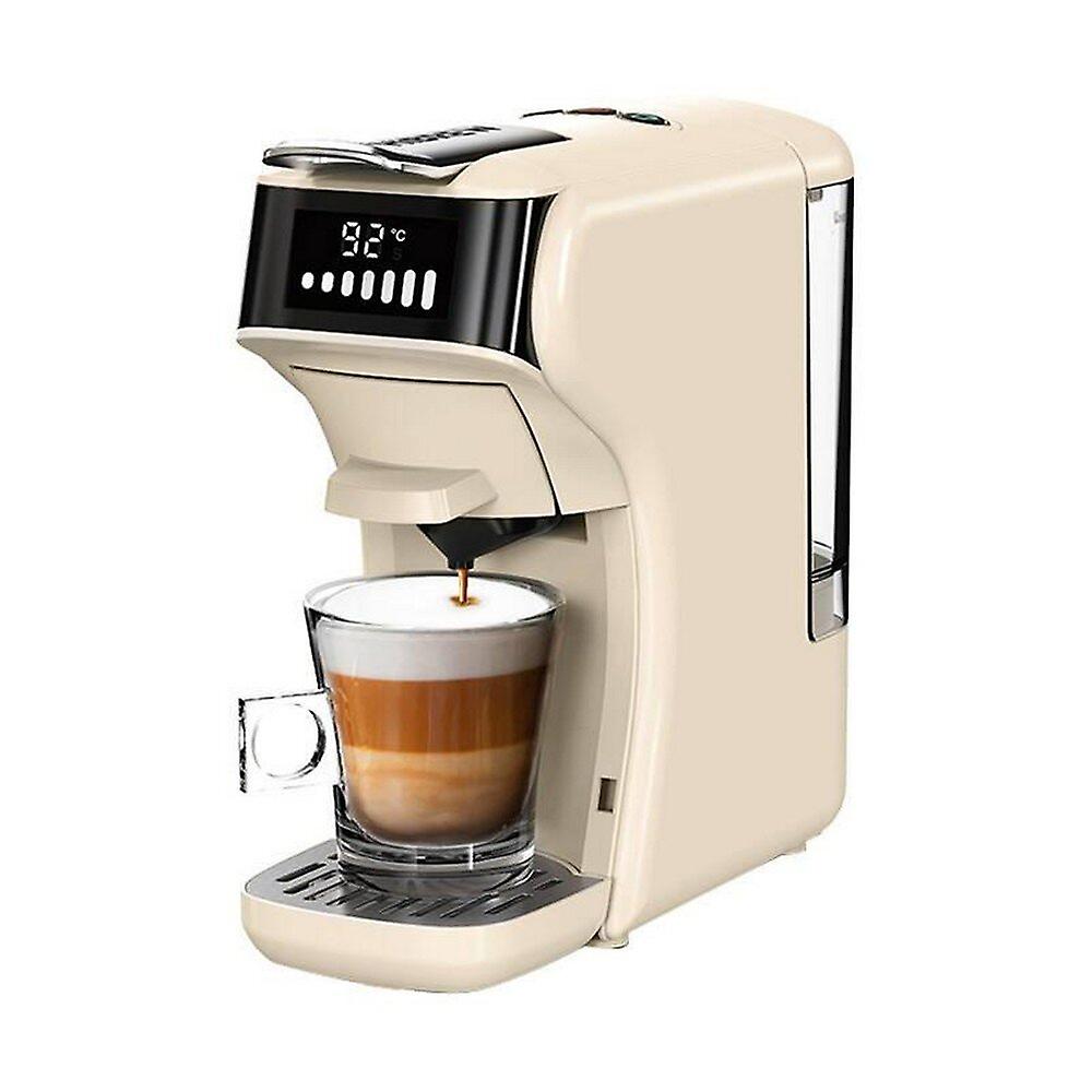 HiBREW H1B 6-in-1 Capsule Coffee Machine - Hot/Cold Espresso & Cappuccino Maker, Compatible with Dolce Gusto, Nespresso, and Ground Coffee