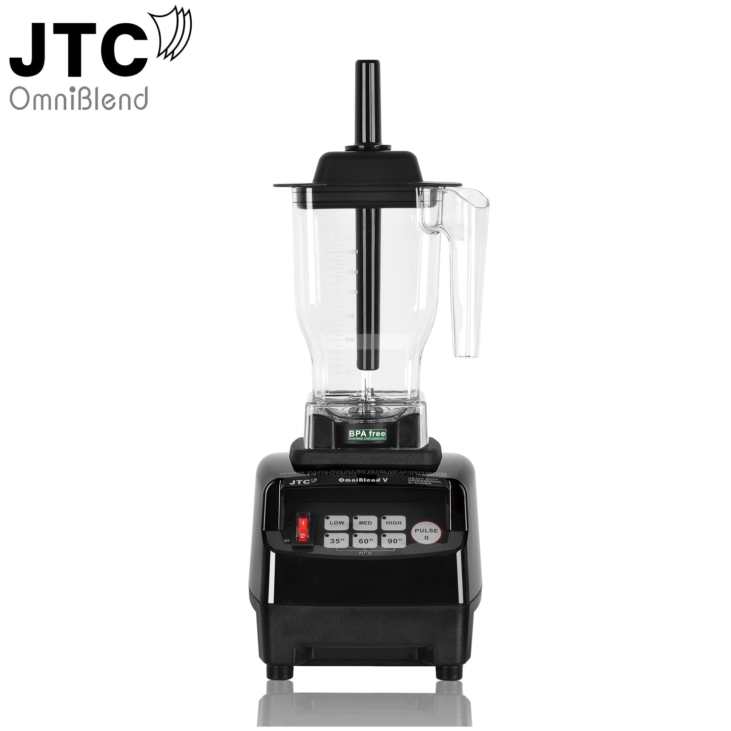 Professional Blender JTC OmniBlend V TM-800B with BPA free jar 1.5L