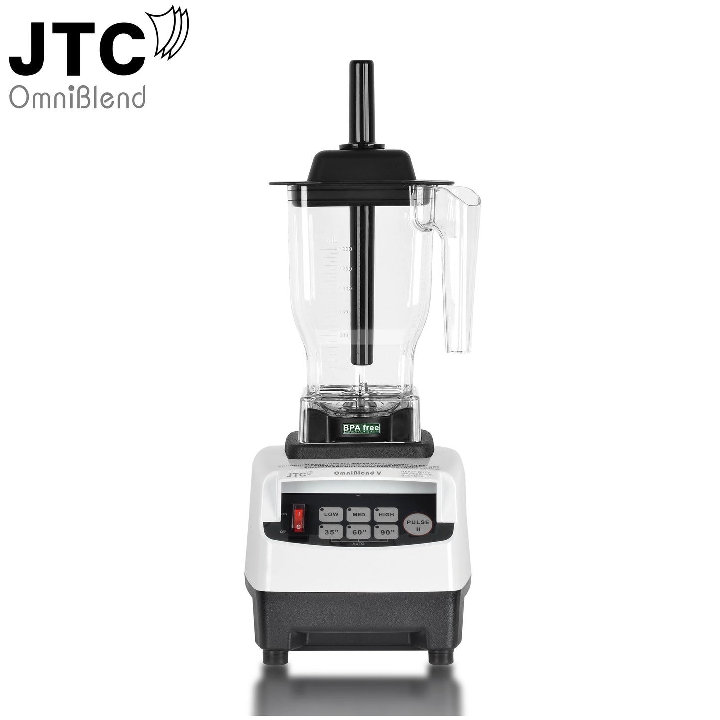 Professional Blender JTC OmniBlend V TM-800B with BPA free jar 1.5L