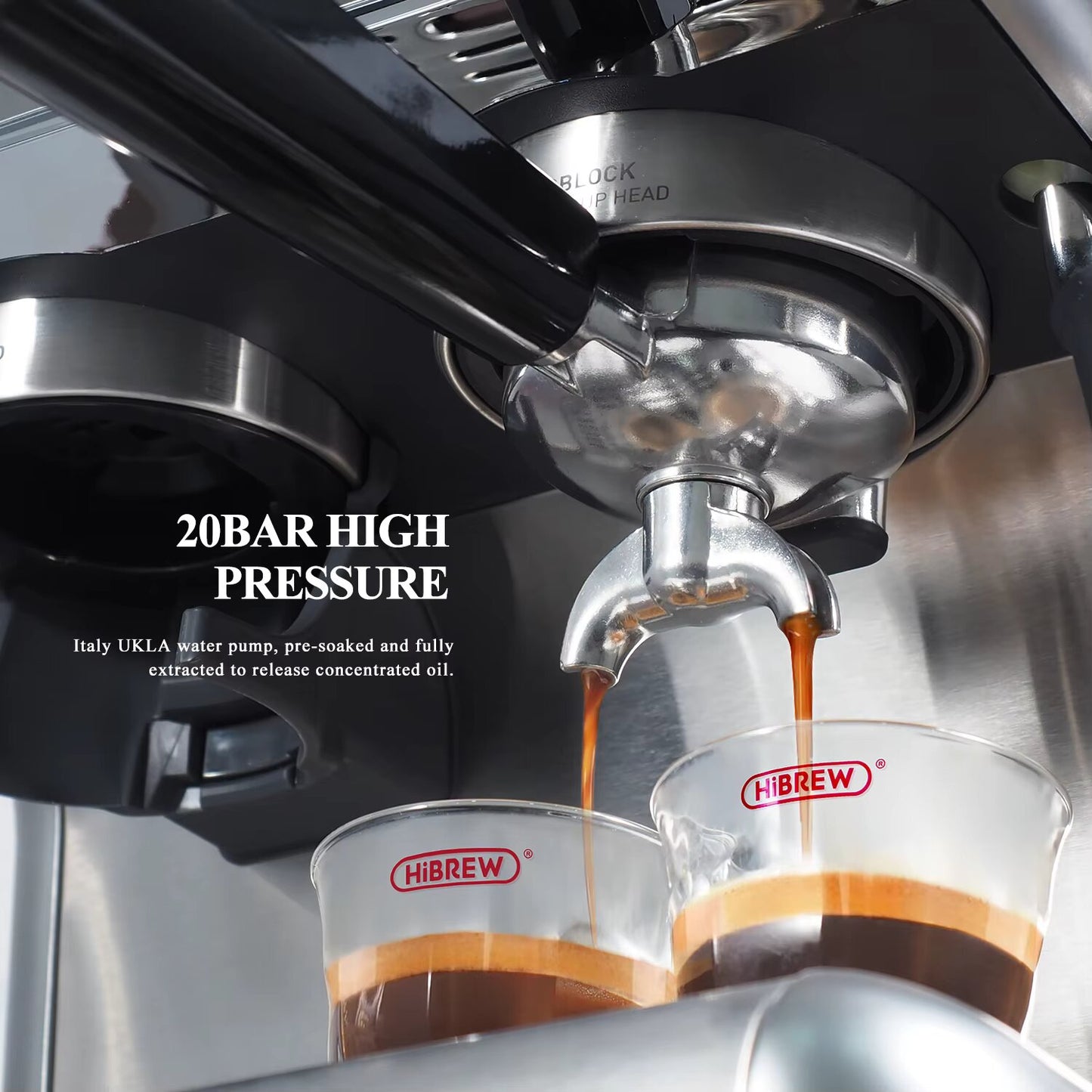 HiBREW H7 Barista Pro 20Bar Bean to Espresso | Commercial Coffee Machine with Full Kit for Cafe, Hotel, Restaurant