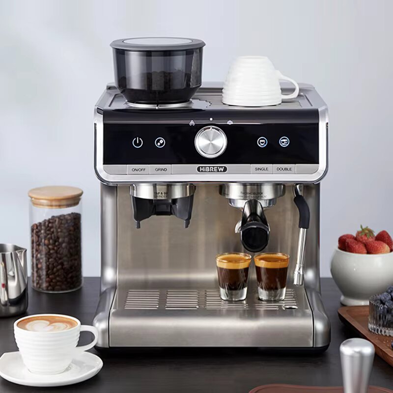 HiBREW H7 Barista Pro 20Bar Bean to Espresso | Commercial Coffee Machine with Full Kit for Cafe, Hotel, Restaurant