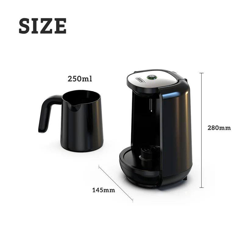 HiBREW H9 Automatic Turkish Coffee Machine – Electric Pot with LED Indicator (AC 220~240V)