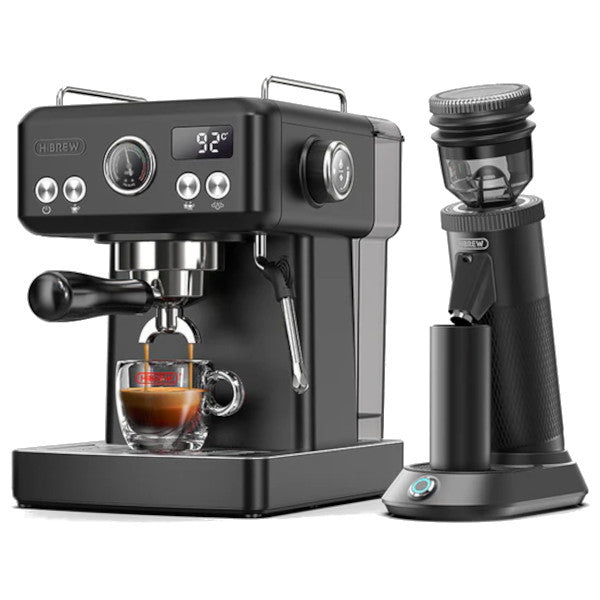 HiBREW H10A Elite Semi-Automatic Espresso Machine - Adjustable Temperature, Cup Volume & Steam Wand for Milk Frothing