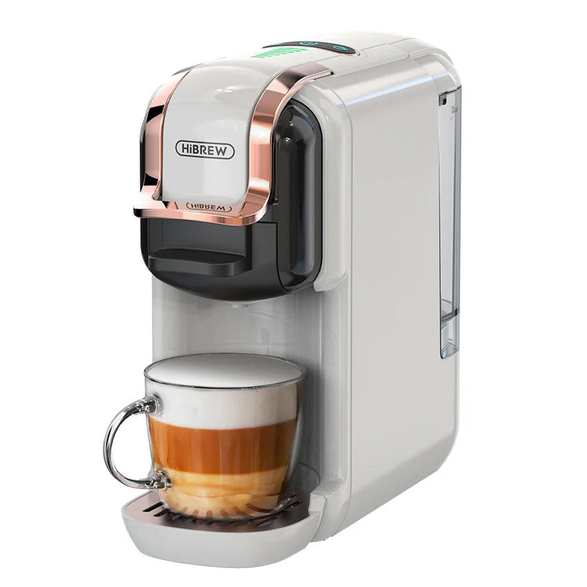 HiBREW H2B 5-in-1 Capsule Coffee Machine: Brew Hot/Cold with DG, Nespresso, ESE Pods & Ground Coffee, 19 Bar