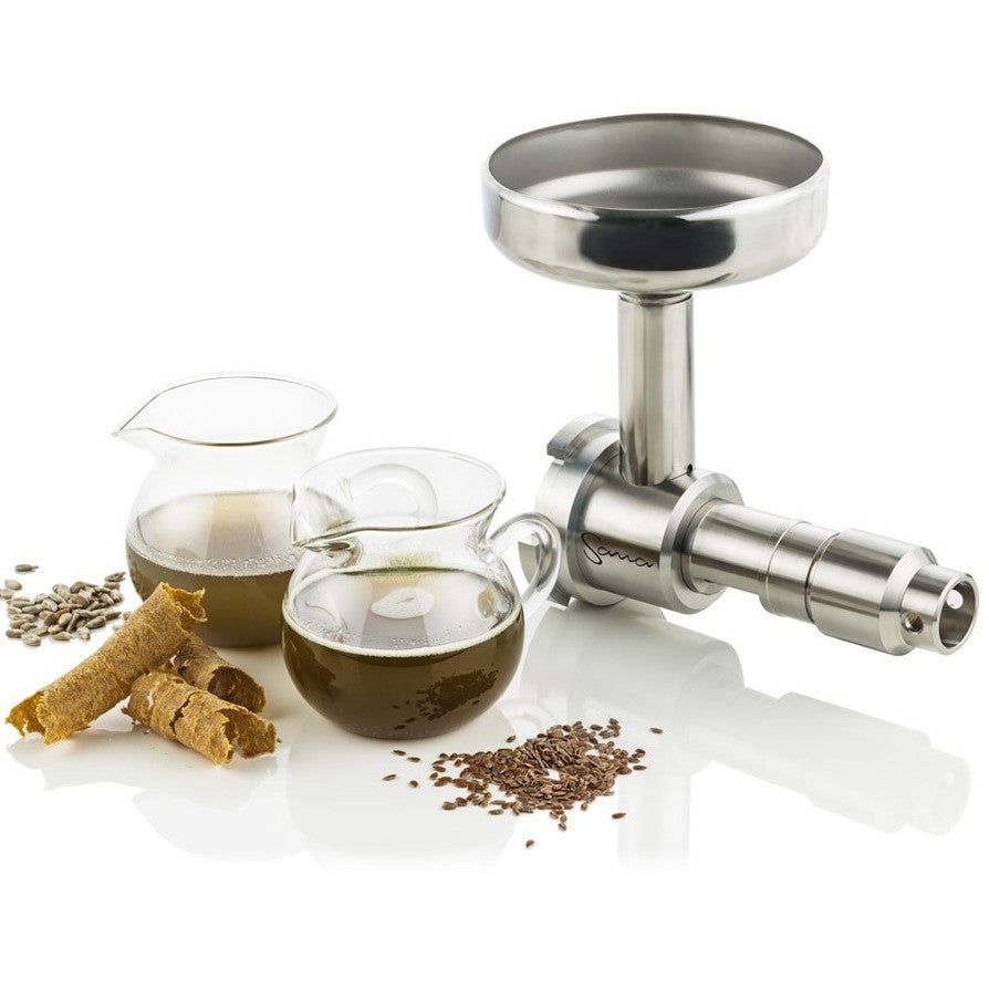 Cold pressed oil press Sana 702 - attachment for horizontal juicers for extracting oil from seeds and nuts