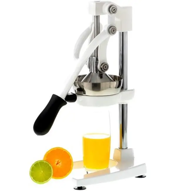 Commercial Citrus Press Sana - Professional Heavy-Duty Manual Press Juicer For All Types of Citrus: Orange, Lemon, Lime, and Pomegranate Squeezer