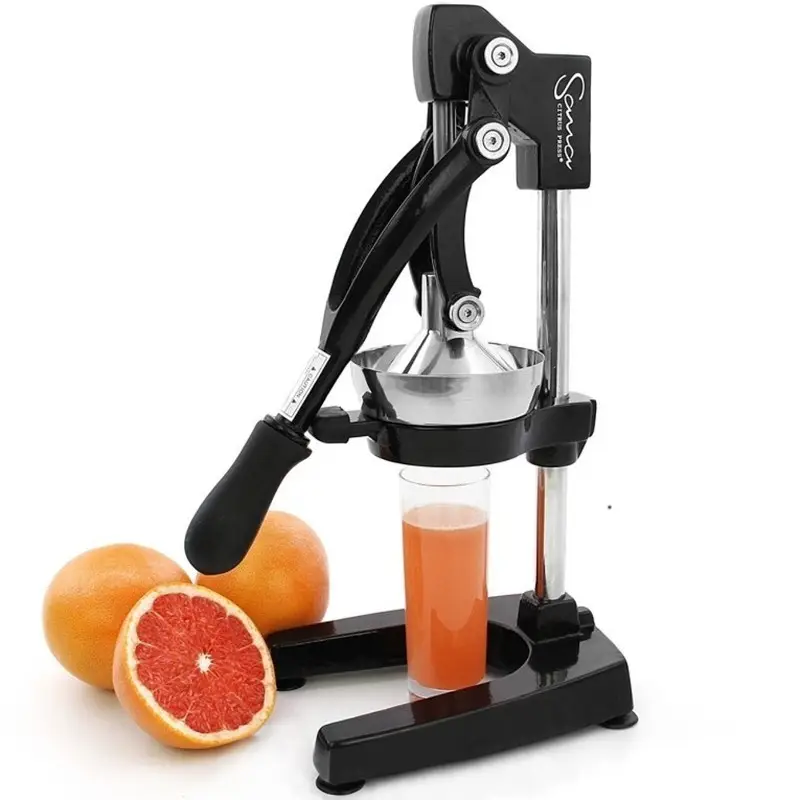 Commercial Citrus Press Sana - Professional Heavy-Duty Manual Press Juicer For All Types of Citrus: Orange, Lemon, Lime, and Pomegranate Squeezer