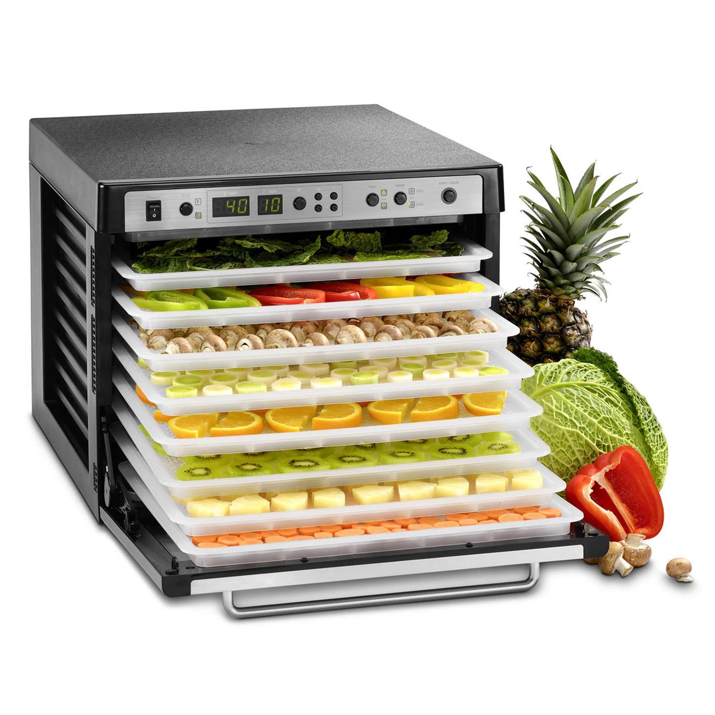 Tribest Sedona Combo Digital Raw Food Dehydrator SD-P9150-B with BPA-Free Plastic Trays