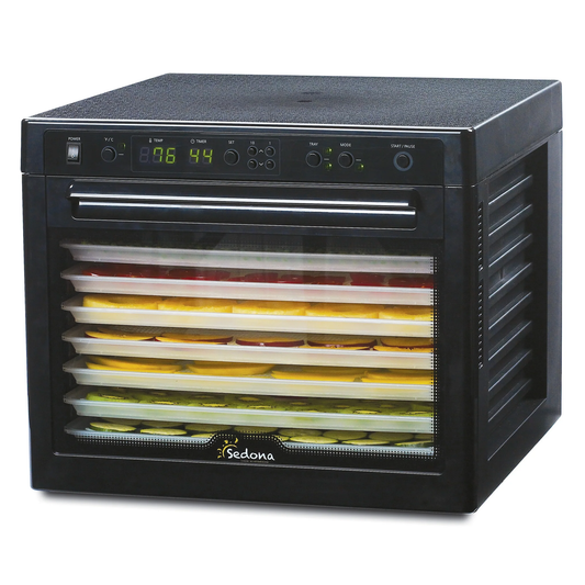 Tribest Sedona Classic Digital Raw Food Dehydrator SD-P9000-B with BPA-Free Plastic Trays