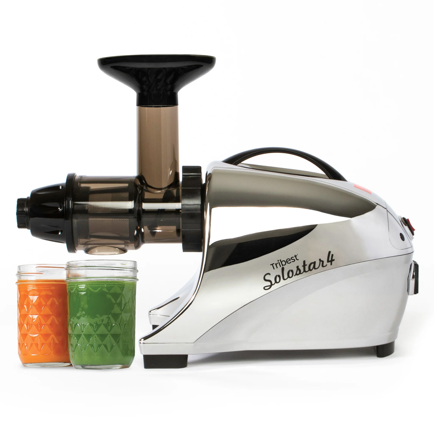 Tribest Solostar 4, SS-4200-B, Horizontal Slow Masticating Juicer