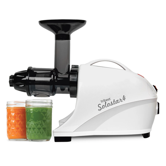 Tribest Solostar 4, SS-4200-B, Horizontal Slow Masticating Juicer