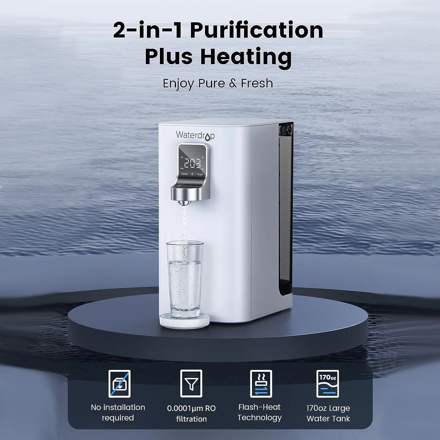 Waterdrop K19-H Instant Hot Countertop RO System: The Ultimate Choice for Premium Water Purification and Instant Hot Water