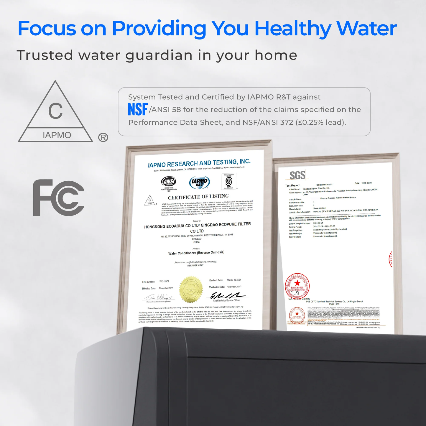 Waterdrop X Series Undersink Reverse Osmosis System, X16: Superior Health and Purity with 1600 GPD Efficiency