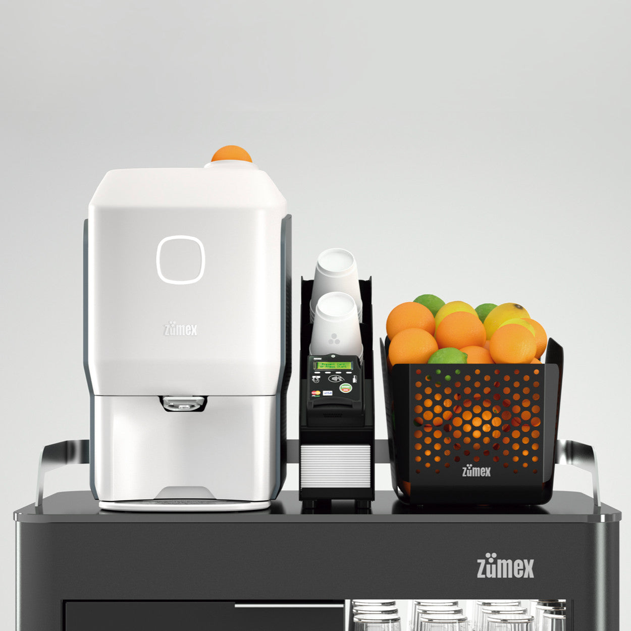 Zumex Premium Basket Soul S2 | Efficient Fruit Storage Next to Your Juicer